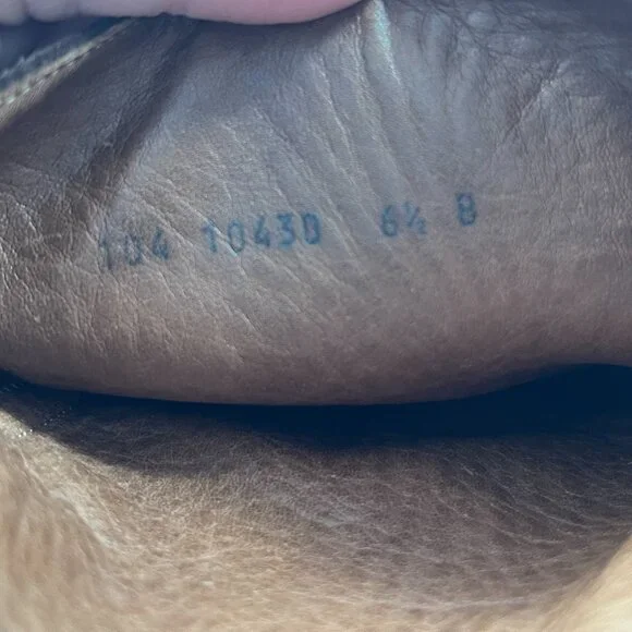 Vintage GUCCI Dark Brown Suede Buckle Mid Calf Boots Womens 36.5 6.5 B - Picture 5 of 10